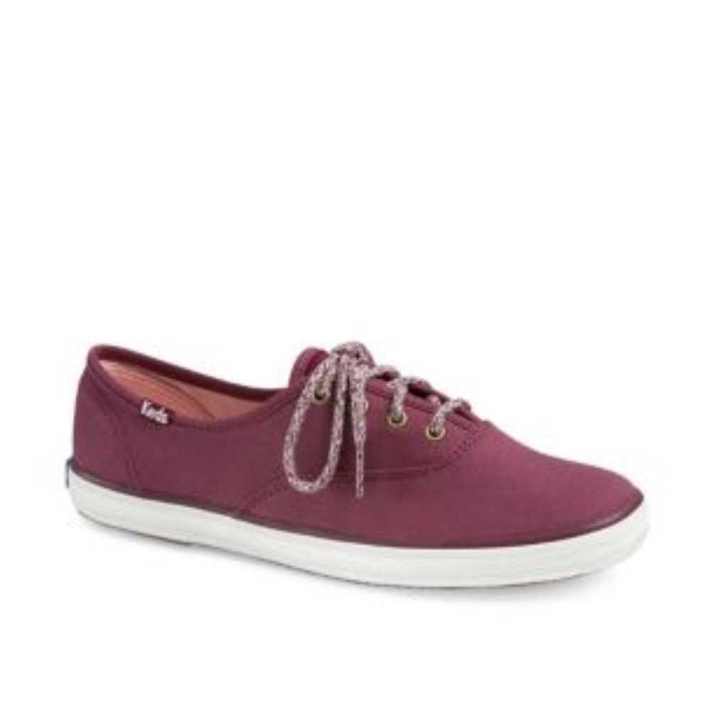 Keds Champion Canvas Sneakers Shoes Burgundy Maroon size 7